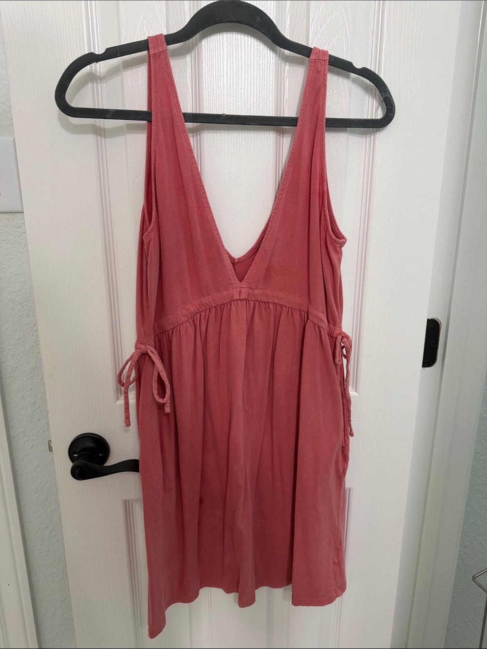 wild fable Rose Pink V-Neck Swim Cover-Up with Side Ties
